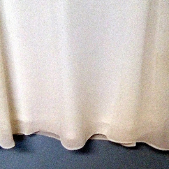 NWT off White Ruffled BOHO SHEER Layer Dress Flowy - Picture 3 of 10